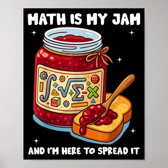 Affiche Les Maths Sont Mon Truc Et Je Suis Là Pour Les Rép (Devant)