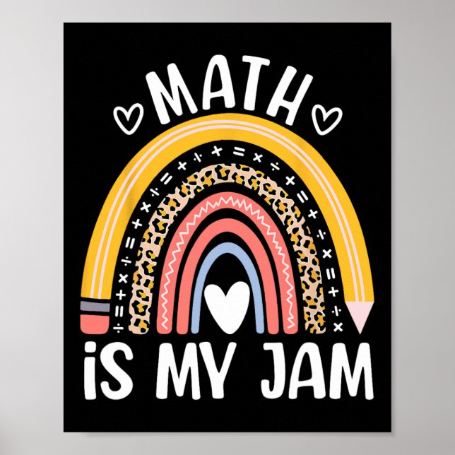 Affiche Les Maths Sont Mon Truc Jour De Rentrée Prof De Ma (Devant)