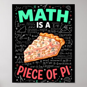Affiche Les Maths Sont Un Jeu D'Enfant - Pi Day &amp; Amat