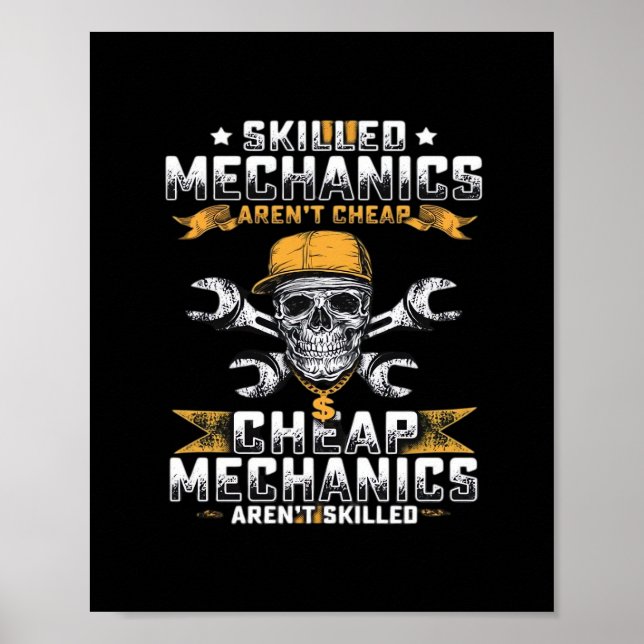 Affiche Les mécaniciens qualifiés ne sont pas essentiels p (Devant)