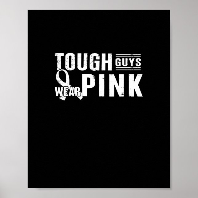 Affiche les mecs durs-usure-rose-cancer du sein-sensibilis (Devant)