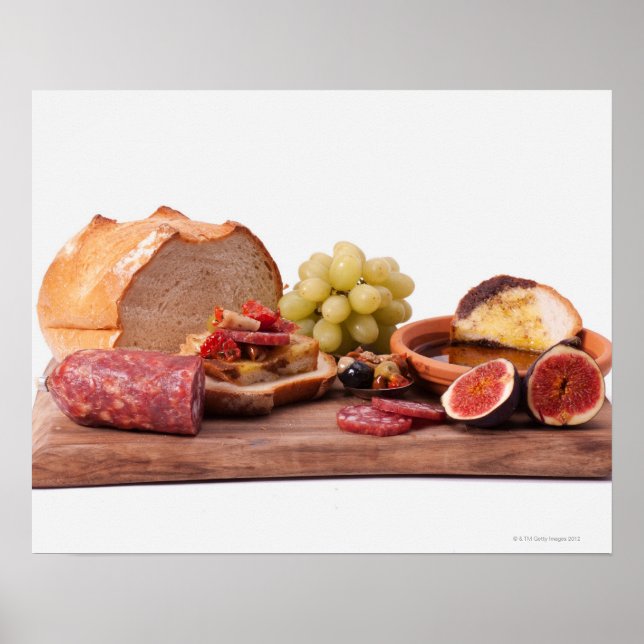 Affiche les meilleures collations pour le vin (Devant)
