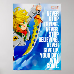 Affiche Les Meilleurs Citations D'Anime Pour Ne Jamais Aba