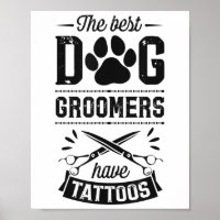 Les Meilleurs Groomers De Chiens Ont Tattoos Drôle