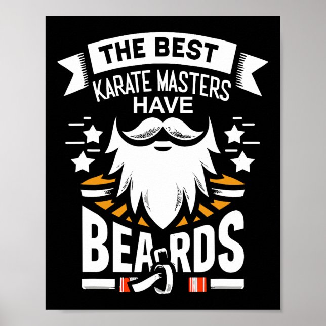 Affiche Les Meilleurs Maîtres De Karaté Ont Des Oreilles D (Devant)