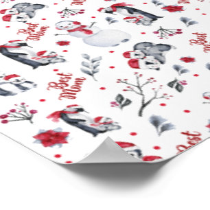 Affiche Les Meilleurs Pingouins de Noël
