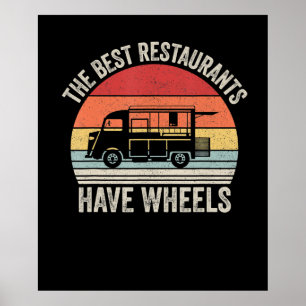 Affiche Les meilleurs restaurants ont des roues   nourritu