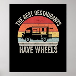 Affiche Les meilleurs restaurants ont des roues | nourritu