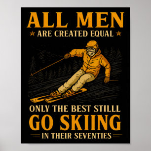 Affiche Les meilleurs skieurs masculins skient encore à la