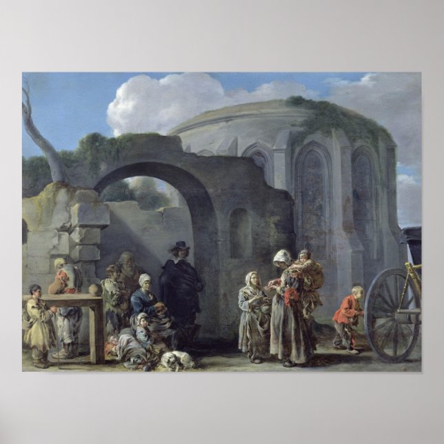 Affiche Les mendiants (Devant)