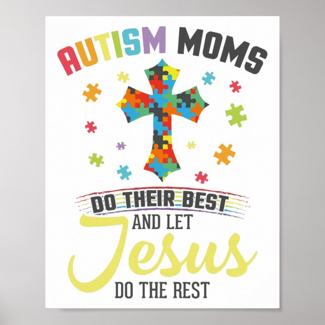 Affiche Les mères chrétiennes d'autisme font de leur mieux (Devant)