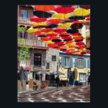 Affiche Les merveilleux parapluies de Québec<br><div class="desc">Les Parapluies Merveilleux de la Ville de Québec en toile Imprimée Mur Art.</div>