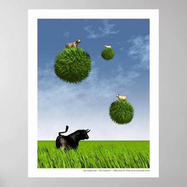 Affiche Les migrantes - Les migrants (Devant)