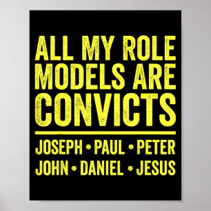 Affiche Les modèles sont des condamnés joseph paul peter j
