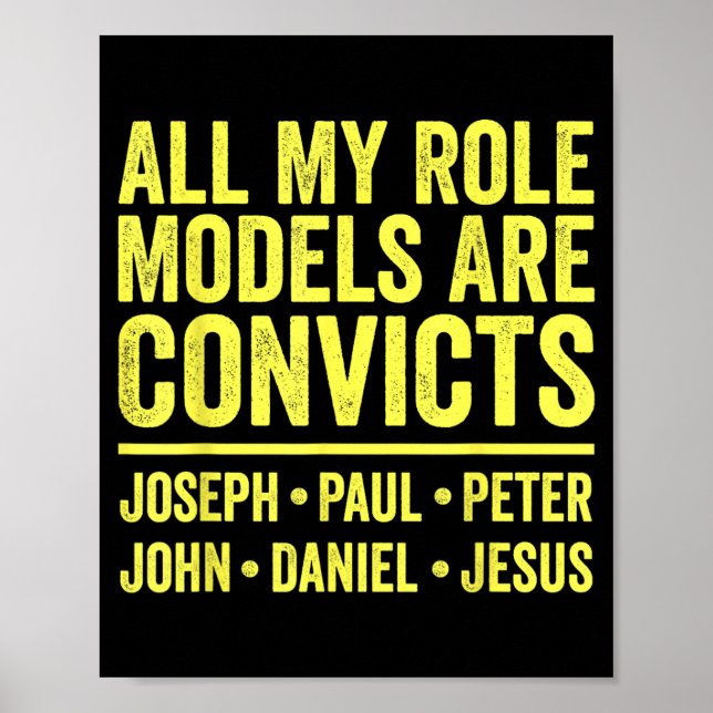 Affiche Les modèles sont des condamnés Joseph Paul Pierre  (Devant)