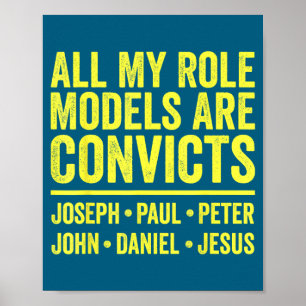 Affiche Les modèles sont des condamnés joseph paul pierre