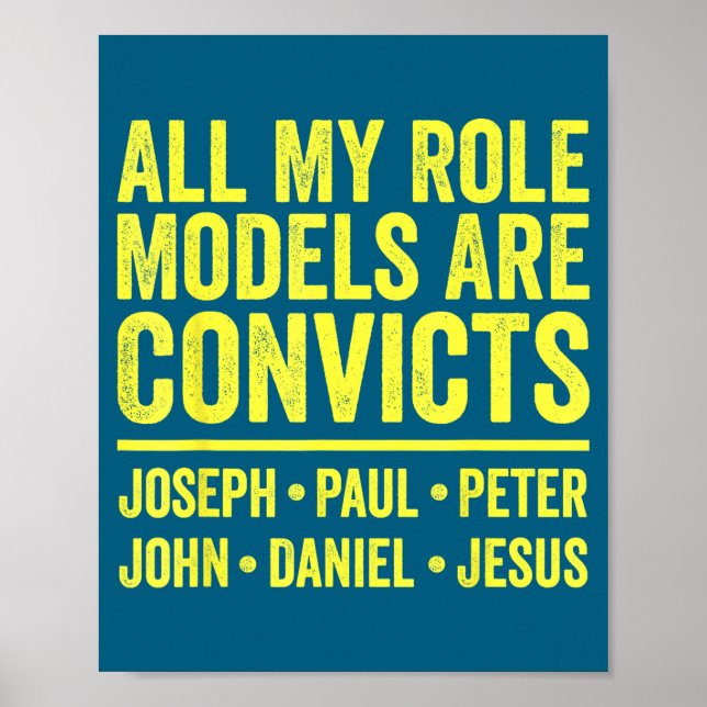 Affiche Les modèles sont des condamnés joseph paul pierre  (Devant)