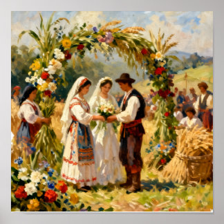 Affiche Les Moissons d'Or Mariage