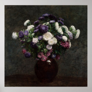 Affiche Les monstres de Fantin-Latour dans un vase