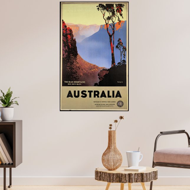 Affiche Les Montagnes Bleues, Australie, (Salon 3)