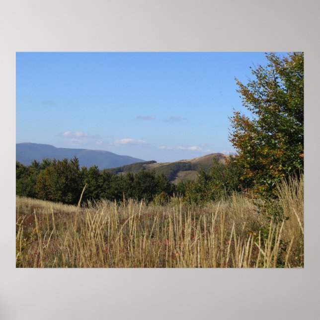 Affiche Les montagnes de Bieszczady (Devant)