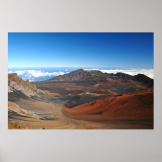 Affiche Les montagnes de Haleakala