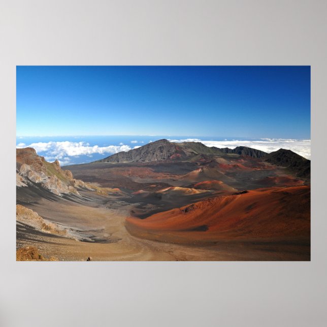 Affiche Les montagnes de Haleakala (Devant)