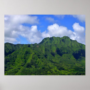 Affiche Les monts Koolau