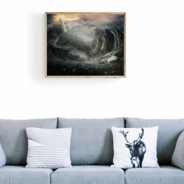 Affiche Les monts Mystères : Les sommets énigmatiques dans (Créateur téléchargé)