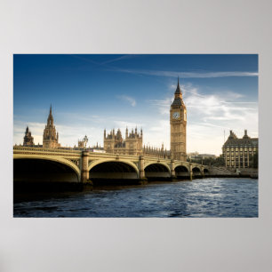 Affiche Les monuments   Big Ben, Londres Angleterre