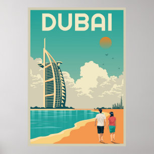 Affiche Les monuments de Dubaï