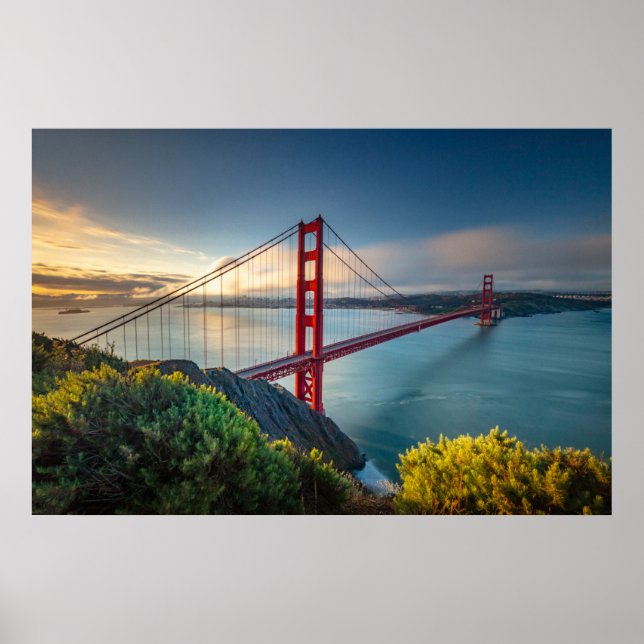 Affiche Les monuments | Golden Gate San Francisco (Devant)