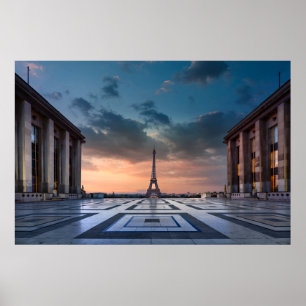 Affiche Les monuments   La Tour Eiffel