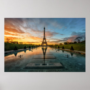 Affiche Les monuments   Tour Eiffel