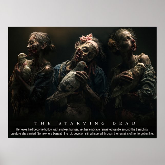 Affiche Les morts affamés - Dévotion envers l'animal de co (Devant)