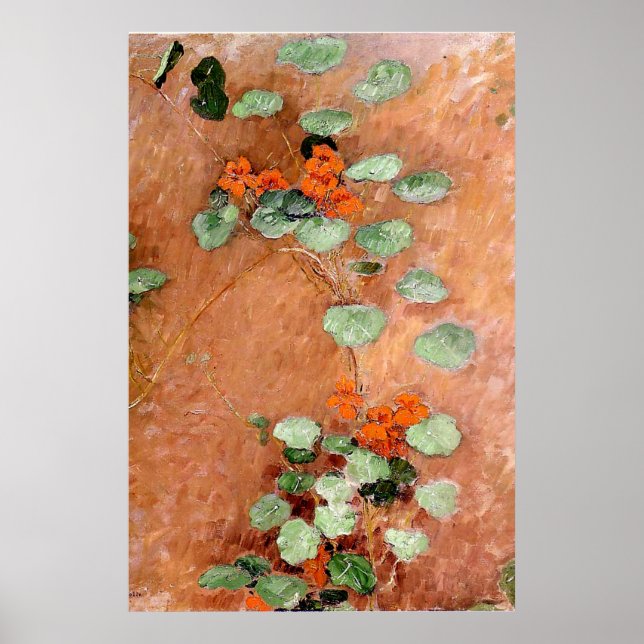 Affiche Les Nasturces de Caillebotte (Devant)