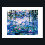 Affiche Les nénuphars de Monet<br><div class="desc">L’Eau de Monet. Visitez mon magasin pour un design plus intéressant et plus de choix de couleurs => zazzle.com/iwheels*</div>