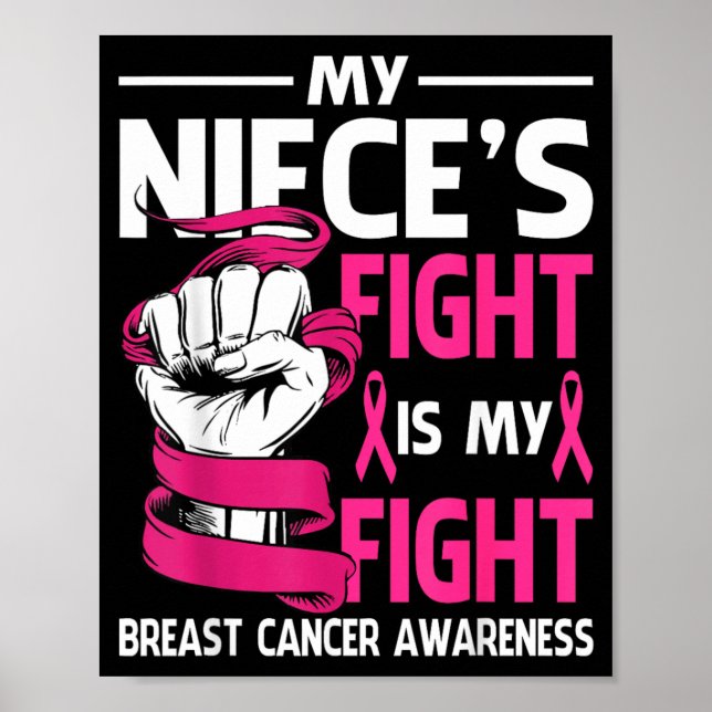 Affiche Les nièces luttent contre le cancer du sein (Devant)