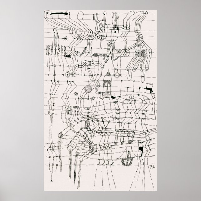 Affiche Les noeuds de Klee (Devant)