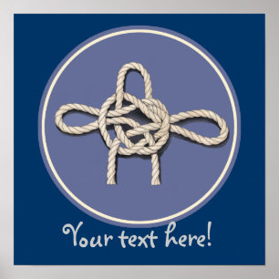 Affiche Les noeuds des marins