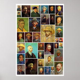 Affiche Les Nombreux Visages De Vincent Van Gogh