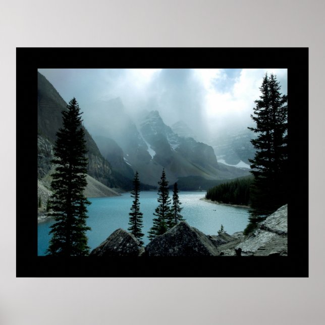 Affiche Les nuages éclatent (frontière) (Devant)