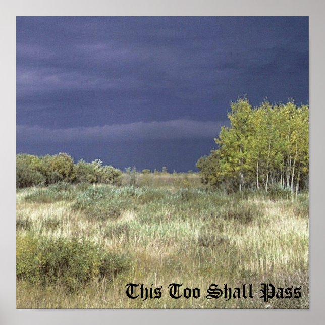 Affiche Les nuages passent (Devant)