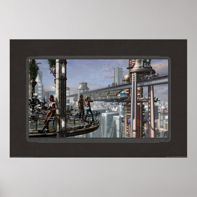 Affiche Les Nuages Vont Bientôt Se Déplacer (30x20") (Devant)