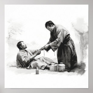 Affiche Les obligations d'amitié : Japonais aider un ami P