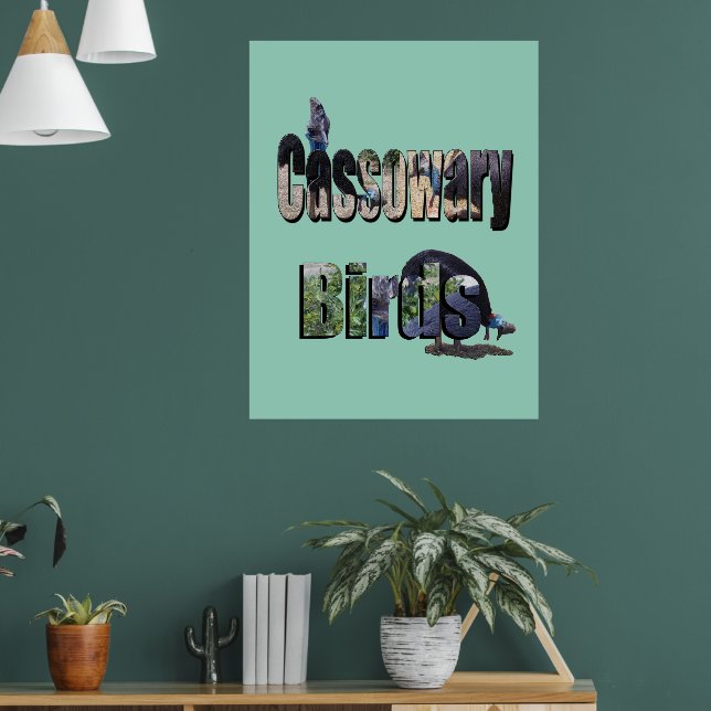 Affiche Les Oiseaux De Castérisque Sont Le Nom, (Salon 1)