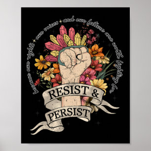 Affiche Les opposants à Trump s'opposent aux droits des fe