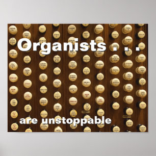 Affiche Les organistes sont imparables
