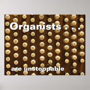 Affiche Les organistes sont irrésistibles