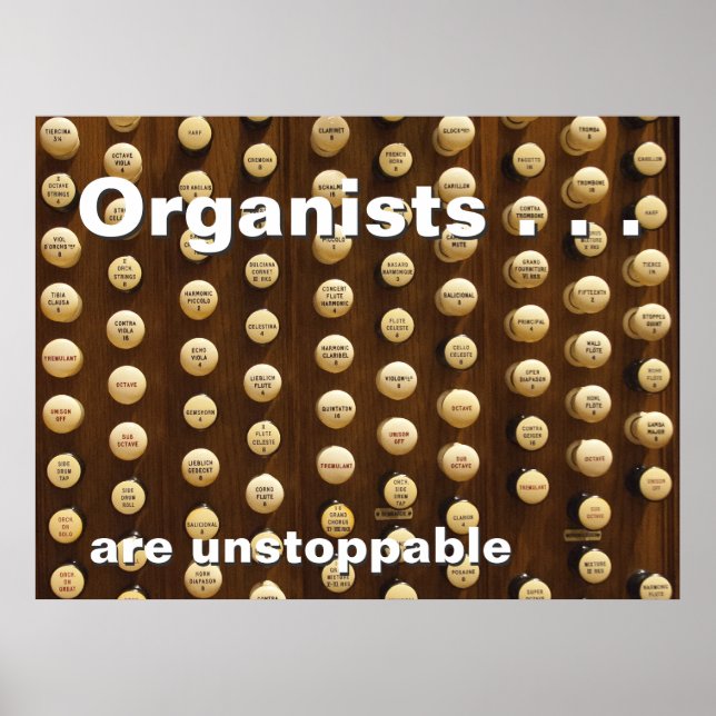 Affiche Les organistes sont irrésistibles (Devant)